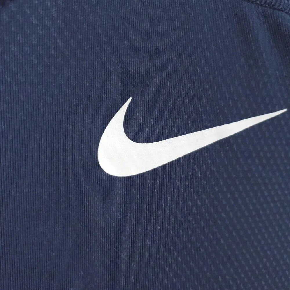Nike Dallas Cowboys Shirt Mens Large Blue Dri-Fit Hypercool Stretch Crew Neck